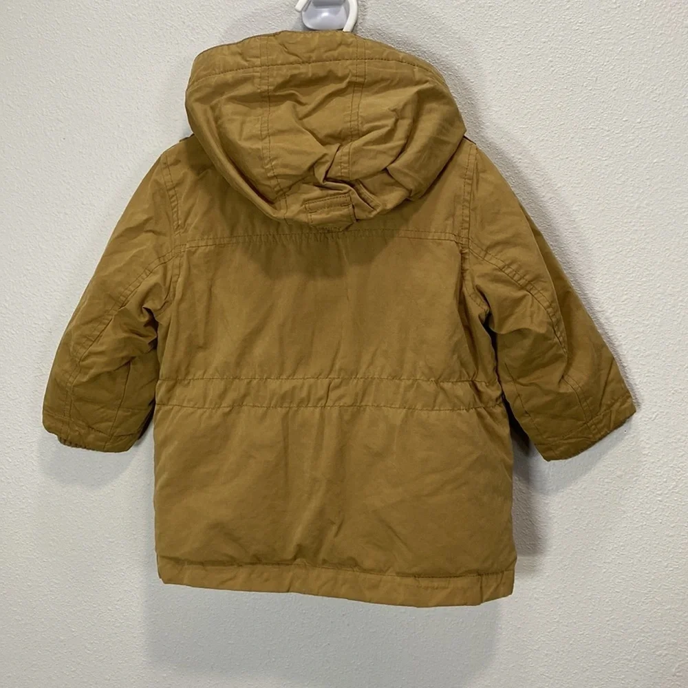 Gap boys jacket puffer ‎ tan color warm winter